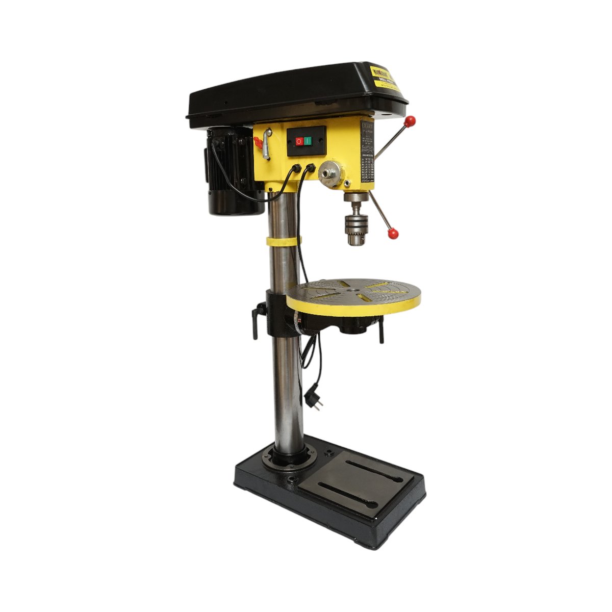 Masina de gaurit cu coloana 550W, 220V, 5 trepte, 16 viteze 180-2770 RPM, diametru max. gaurire 16mm Crownman